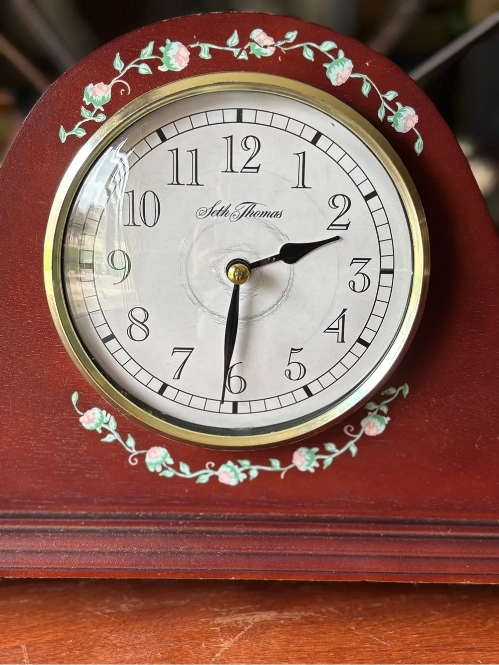 Upscaled vintage Seth Thomas mantel clock 1950’s
